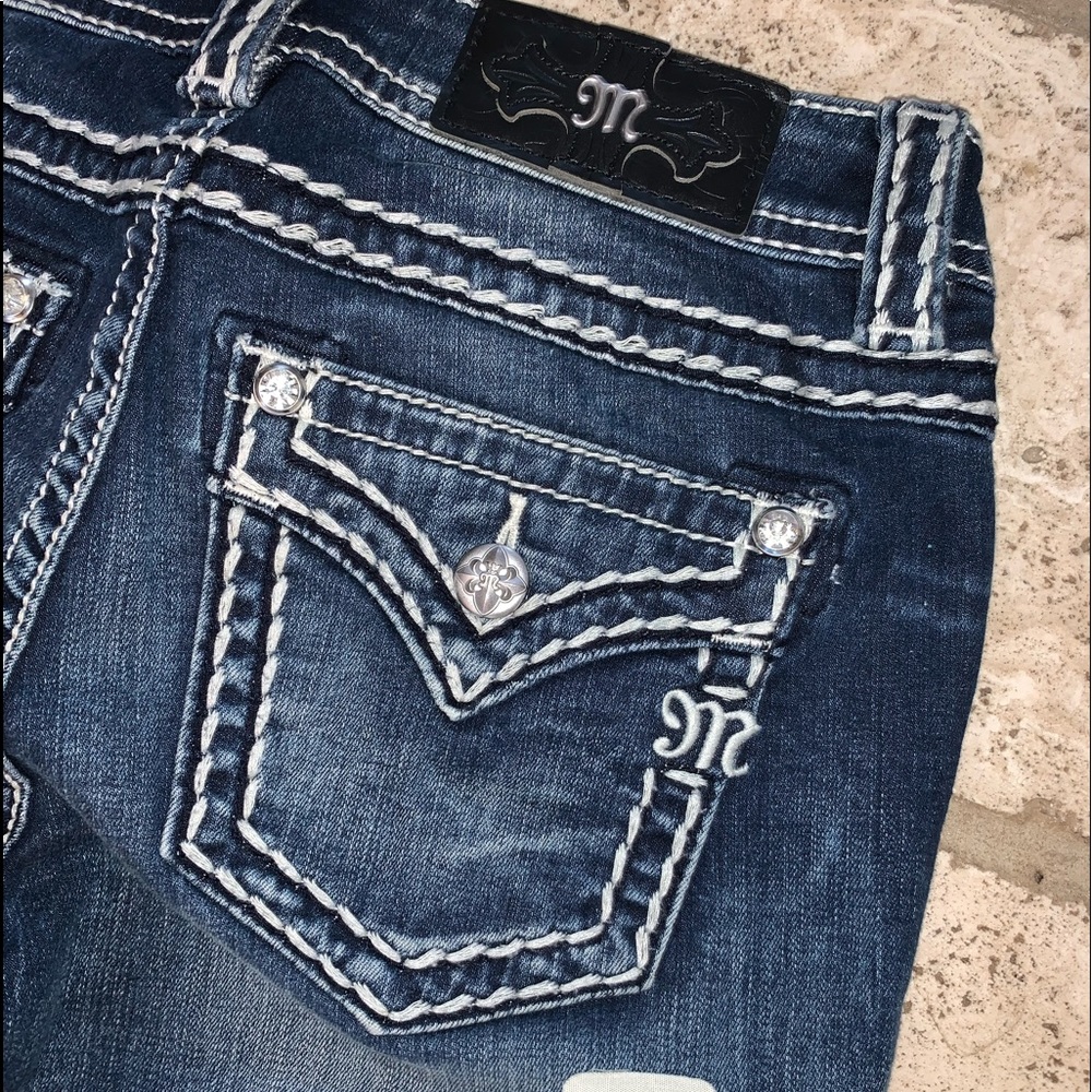 NWT Miss Me Jeans Mid Rise Boot Cut Pants Sz 26